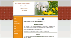 Desktop Screenshot of cabarrusanimalrescue.org
